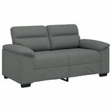 Vidaxl 2-zitsbank 160x81x84 cm stof donkergrijs