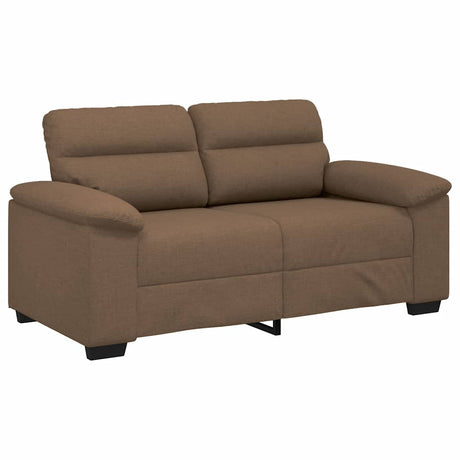 Vidaxl 2-zitsbank bruin 160x81x84 cm stof