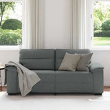 Vidaxl 2-zitsbank 180x81x84 cm stof donkergrijs