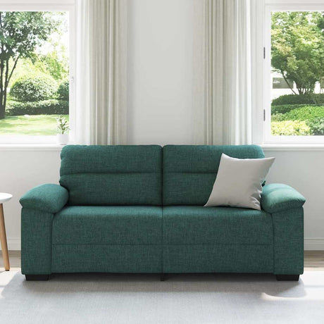 Vidaxl 2-zitsbank donkergroen 180x81x84 cm stof