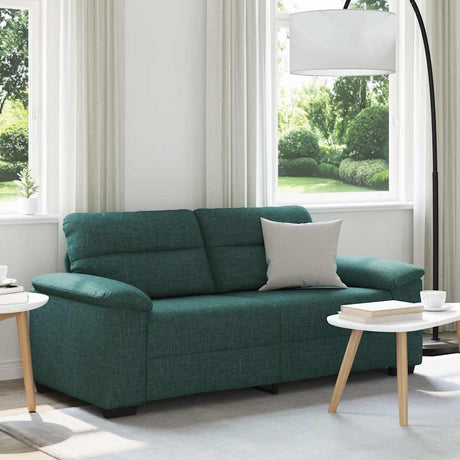 Vidaxl 2-zitsbank donkergroen 180x81x84 cm stof
