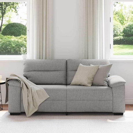Vidaxl 2-zitsbank wolkengrijs 180x81x84 cm stof