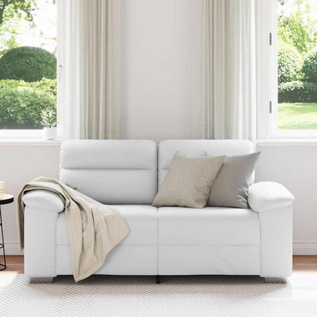 Vidaxl 2-zitsbank wit 160x81x84 cm kunstleer