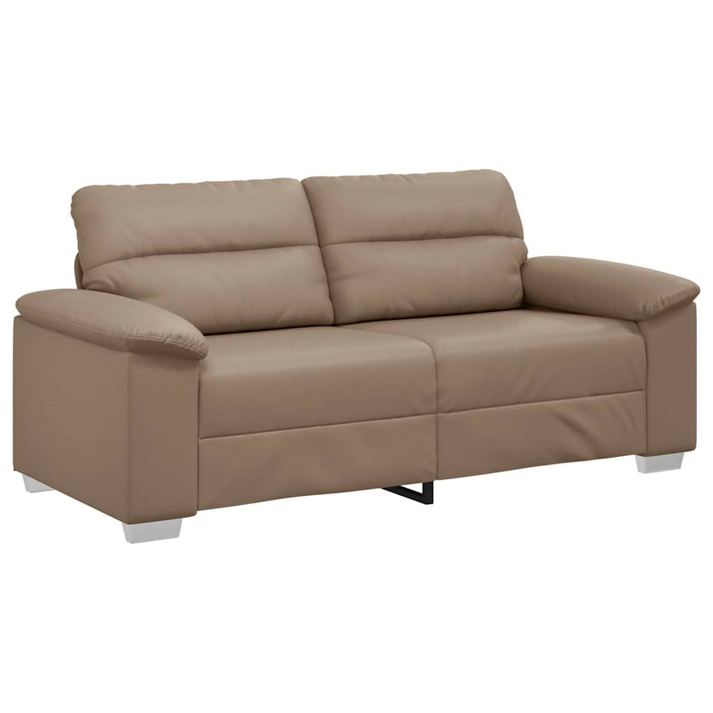 Vidaxl 2-zitsbank cappuccino 180x81x84 cm kunstleer