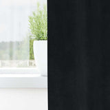Vidaxl verduisterende gordijnen 2 pcs zwart 140 x 175 cm fluweel
