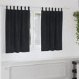 Vidaxl gordijnen 2 st zwart 140 x 140 cm fluweel