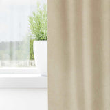 Vidaxl verduisterende gordijnen 2 pcs crème 140 x 175 cm fluweel