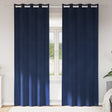 Vidaxl gordijnen 2 st donkerblauw 140 x 225 cm fluweel