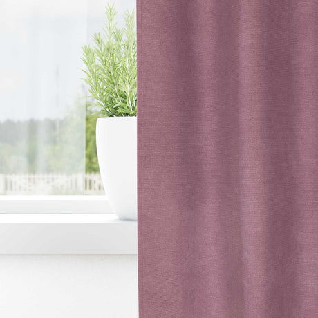 Vidaxl verduisterende gordijnen 2 pcs donkerroze 140 x 175 cm fluweel