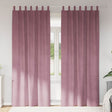 Vidaxl gordijnen 2 st donkerroze 140 x 260 cm fluweel
