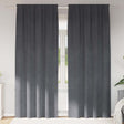Vidaxl gordijnen 2 st lichtgrijs 140 x 260 cm fluweel