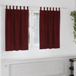 Vidaxl gordijnen 2 st wijnrood 140 x 140 cm fluweel