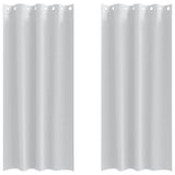 Vidaxl zwart-out gordijnen met ringen 2 pcs bleekgrijs 260 x 140 cm