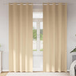 Vidaxl zwart-out gordijnen met ringen 2 st crèmekleurig 245 x 140 cm
