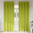 Vidaxl zwart-out gordijnen met ringen 2 st groen 225 x 140 cm