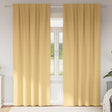 Vidaxl zwart-out gordijnen met ringen 2 st beige 260 x 140 cm