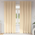 Vidaxl zwart-out gordijnen met ringen 2 st crèmekleurig 260 x 140 cm