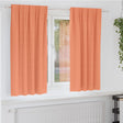 Vidaxl zwart-out gordijnen met ringen 2 st terracotta 175 x 140 cm