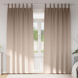 Vidaxl zwart-out gordijnen met ringen 2 pcs taupe 245 x 140 cm