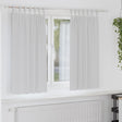 Vidaxl zwart-out gordijnen met ringen 2 st bleekgrijs 175 x 140 cm