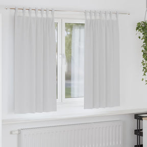 Vidaxl zwart-out gordijnen met ringen 2 st bleekgrijs 175 x 140 cm