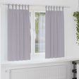 Vidaxl zwart-out gordijnen met ringen 2 st metaalgrijs 175 x 140 cm