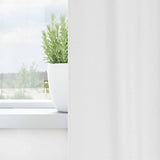 Vidaxl zwart-out gordijnen met ringen 2 pcs puur wit 260 x 140 cm