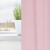 Vidaxl zwart-out gordijnen met ringen 2 pcs babyroze 245 x 140 cm