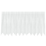 Vidaxl kantgordijn wit 120 x 300 cm polyester