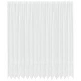Vidaxl kantgordijn met gordijnen bloemen wit 300 x 400 cm polyester