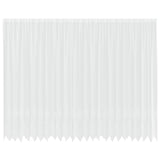 Vidaxl kantgordijn met gordijnen bloemen wit 300 x 600 cm polyester