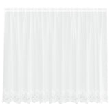 Vidaxl kantgordijn met gordijnen wit 300 x 140 cm polyester