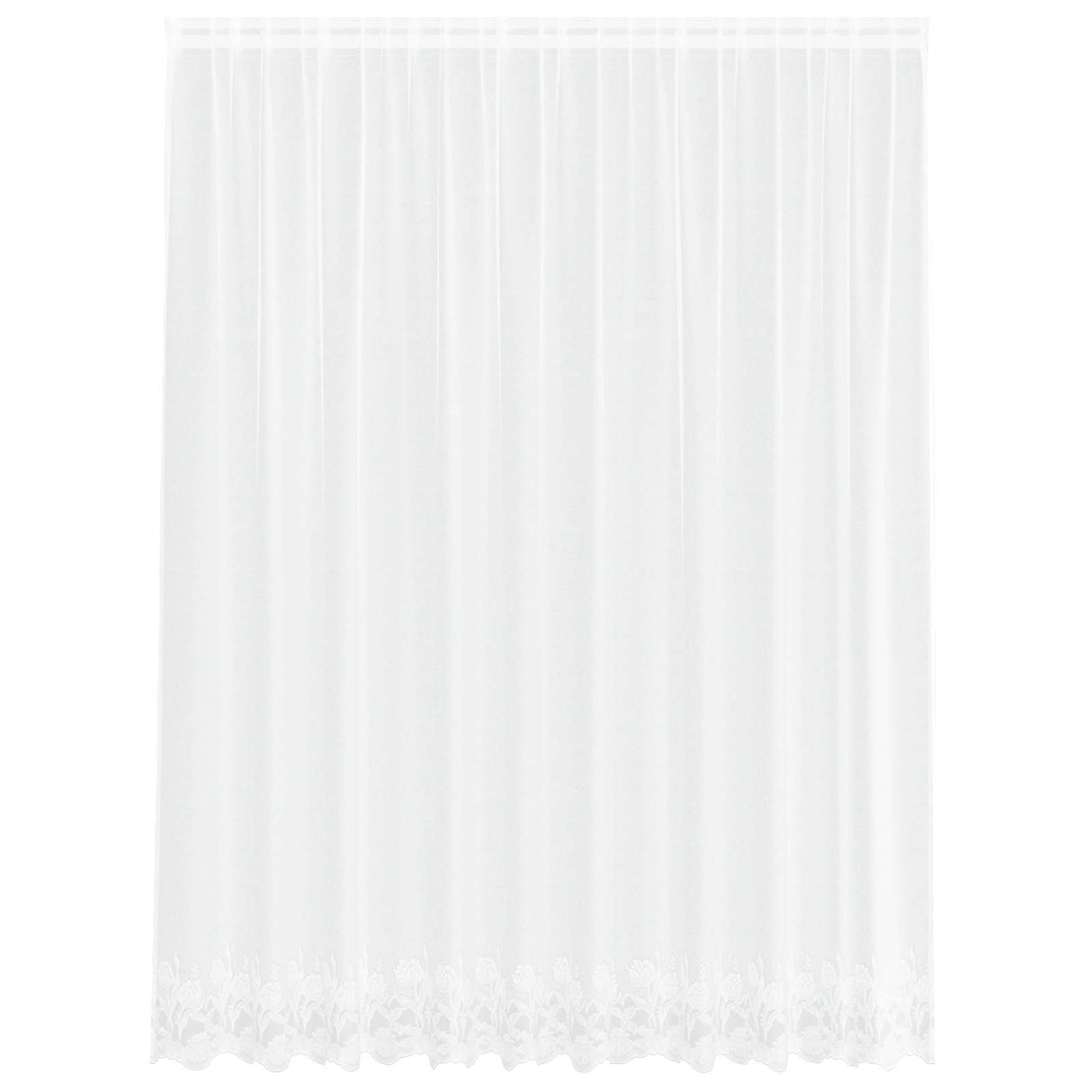 Vidaxl kantgordijn met gordijnen wit 300 x 245 cm polyester