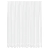 Vidaxl kantgordijn met gordijnen wit 300 x 245 cm polyester
