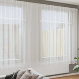 Vidaxl kantgordijn wit 220 x 600 cm polyester