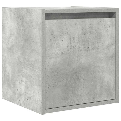 Vidaxl nachtkastje wandgemonteerd 38x34x40 cm betongrijs
