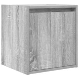 Vidaxl nachtkastje wandgemonteerd 38x34x40 cm grijs sonoma eikenkleur