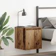 Vidaxl nachtkastje wandgemonteerd 38x34x40 cm oud houtkleurig