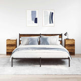 Vidaxl nachtkastjes met 3 lades 2 st 39x35x65 cm oud hout