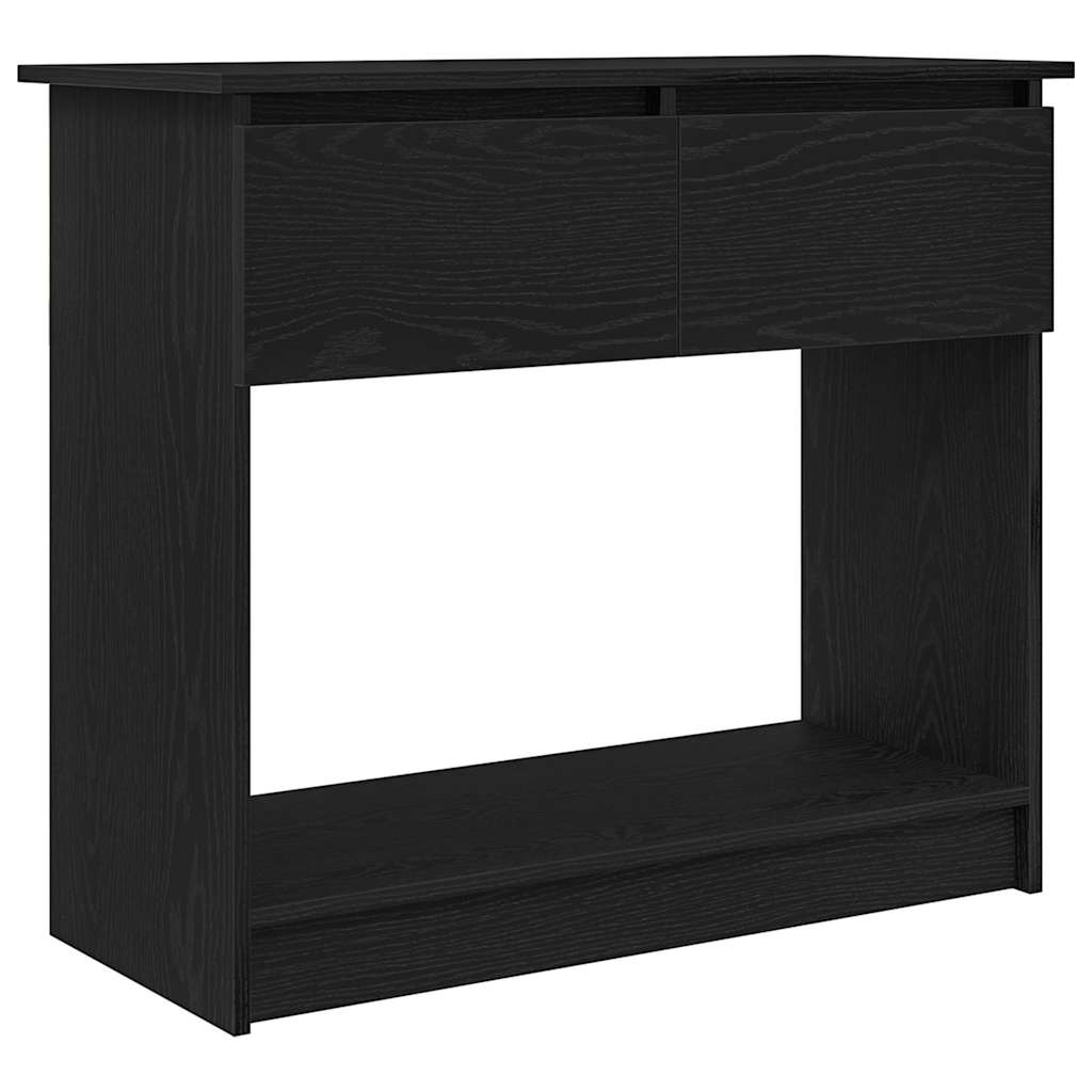 Vidaxl wandtafel met lades 85,5x38,5x74,5 cm zwart