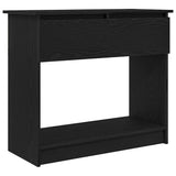 Vidaxl wandtafel met lades 85,5x38,5x74,5 cm zwart