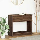 Vidaxl wandtafel met lades 85,5x38,5x74,5 cm bruin eikenkleurig