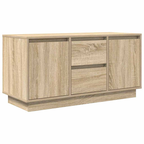 Vidaxl tv-meubel met led-verlichting 100x41x50 cm sonoma eikenkleurig