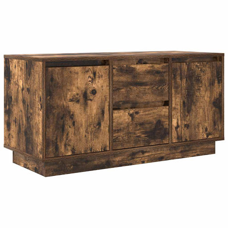 Vidaxl tv-meubel met led-verlichting 100x41x50 cm gerookt eikenkleurig