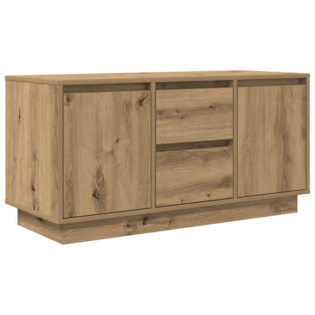 Vidaxl tv-meubel met led-verlichting 100x41x50 cm artisanaal eiken