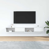 Vidaxl tv-meubelen 2 st 100x31x25,5 cm bewerkt hout wit