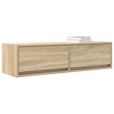 Vidaxl tv-kast 100 x 31 x 25,5 cm sonoma eiken bewerkt hout