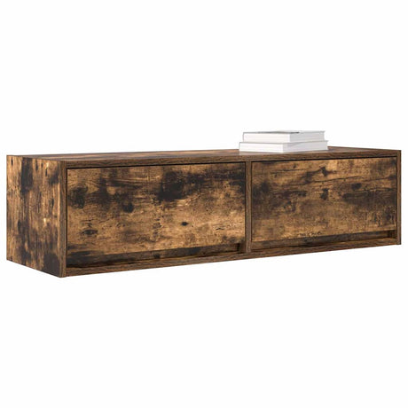 Vidaxl tv-kast 100 x 31 x 25,5 cm gerookt eiken bewerkt hout