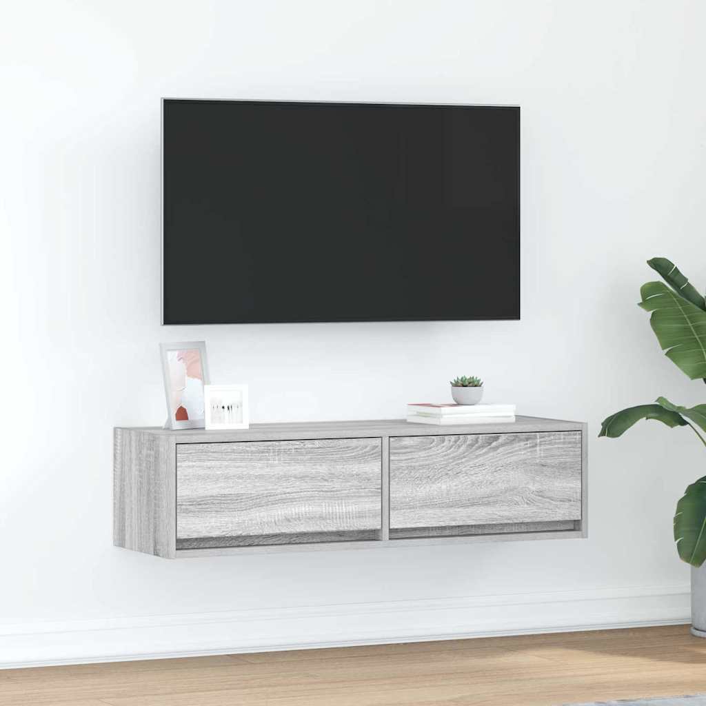 Vidaxl tv-kast 100 x 31 x 25,5 cm grijs sonoma bewerkt hout