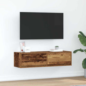 Vidaxl tv-kast 100 x 31 x 25,5 cm oud hout bewerkt hout